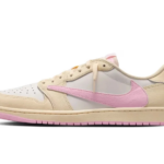 Travis Scott y Jordan Brand preparan el lanzamiento del Air Jordan 1 Low OG SP “Sail/Shy Pink”